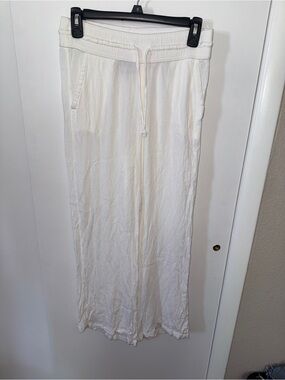 Prana Cream Lightweight Swim Coverup Pants